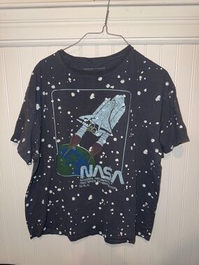 Grayson Threads NASA Tee White Splatter Print